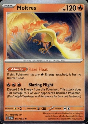 Moltres 146/165 151 Ungraded