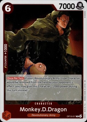 Monkey.D.Dragon OP13-017 Carrying On His Will Ungraded