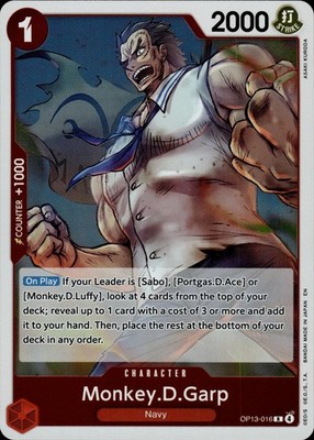 Monkey.D.Garp OP13-016 Carrying On His Will Ungraded