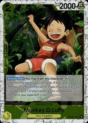 Monkey.D.Luffy (Pirate Foil) ST13-014 Premium Booster -The Best- Vol. 2 Ungraded