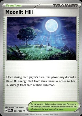 Moonlit Hill 081/091 Paldean Fates Ungraded