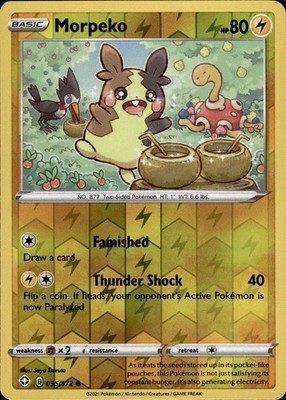 Morpeko 035/072 Shining Fates Ungraded