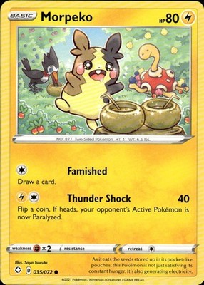 Morpeko 035/072 Shining Fates Ungraded