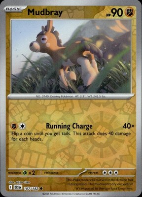 Mudbray 107/182 Destined Rivals Ungraded