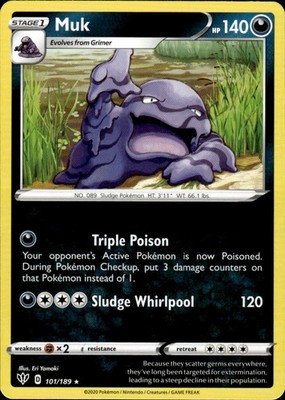 Muk 101/189 Darkness Ablaze Ungraded