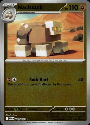 Naclstack 083/132 Mega Evolution Ungraded