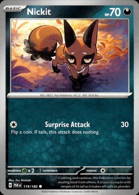 Nickit 119/182 Paradox Rift Ungraded