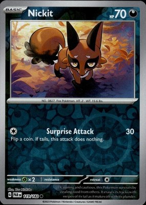 Nickit 119/182 Paradox Rift Ungraded