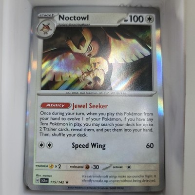 Noctowl 115/142 Stellar Crown Ungraded