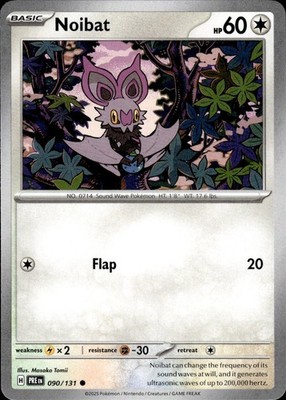 Noibat 090/131 Prismatic Evolutions Ungraded