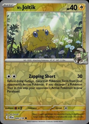 N's Joltik 049/159 Journey Together Ungraded