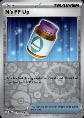 N's PP Up 153/159 Journey Together Ungraded