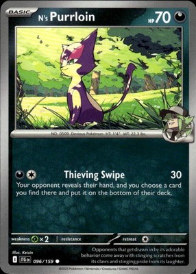 N's Purrloin 096/159 Journey Together Ungraded