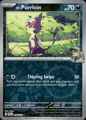 N's Purrloin 096/159 Journey Together Ungraded