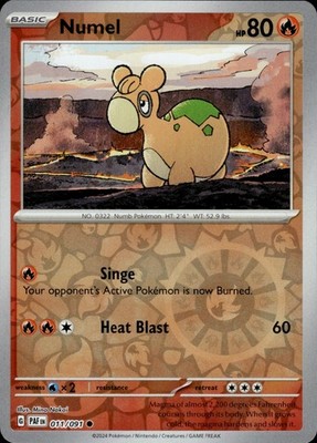 Numel 011/091 Paldean Fates Ungraded