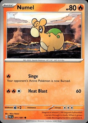 Numel 011/091 Paldean Fates Ungraded