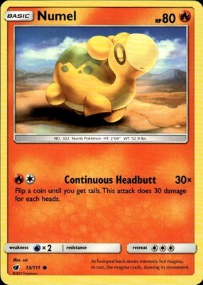Numel 13/111 Crimson Invasion Ungraded