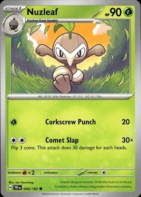 Nuzleaf 004/162 Temporal Forces Ungraded