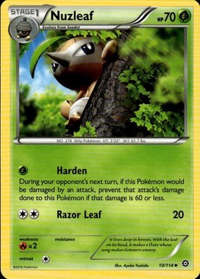 Nuzleaf 10/114 Steam Siege Ungraded
