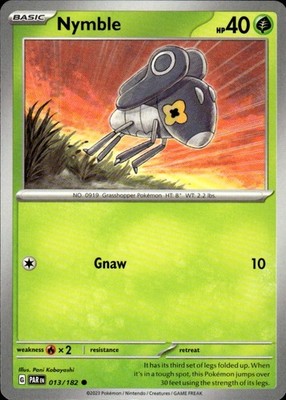 Nymble 013/182 Paradox Rift Ungraded