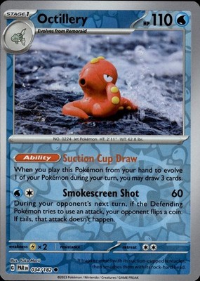 Octillery 034/182 Paradox Rift Ungraded
