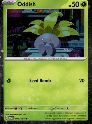 Oddish 001/094 Phantasmal Flames Ungraded