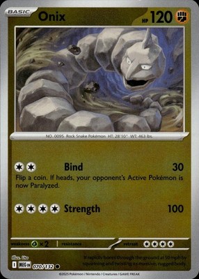 Onix 070/132 Mega Evolution Ungraded