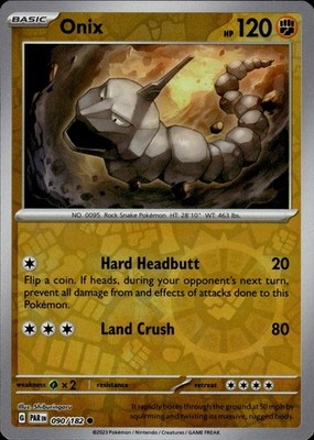 Onix 090/182 Paradox Rift Ungraded
