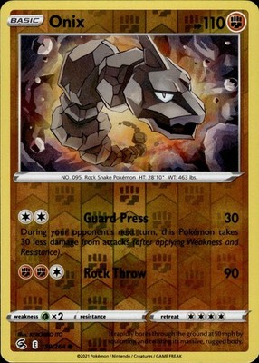Onix 138/264 Fusion Strike Ungraded
