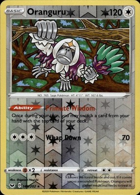 Oranguru 148/202 Sword & Shield Ungraded