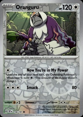Oranguru 156/191 Surging Sparks Ungraded