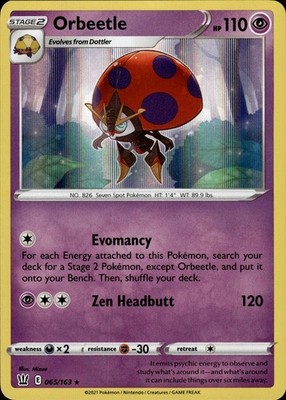 Orbeetle 065/163 Battle Styles Ungraded