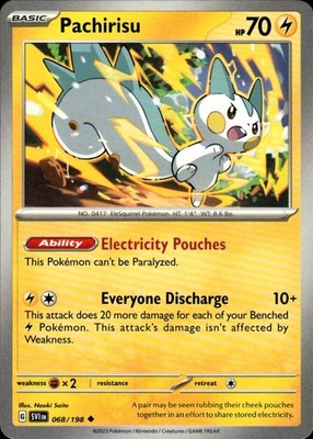 Pachirisu 068/198 Scarlet & Violet Ungraded