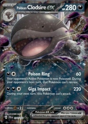 Paldean Clodsire ex 094/159 Journey Together Ungraded