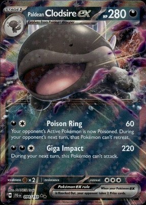 Paldean Clodsire ex 094/159 Journey Together Ungraded