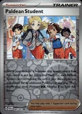 Paldean Student 085/091 Paldean Fates Ungraded