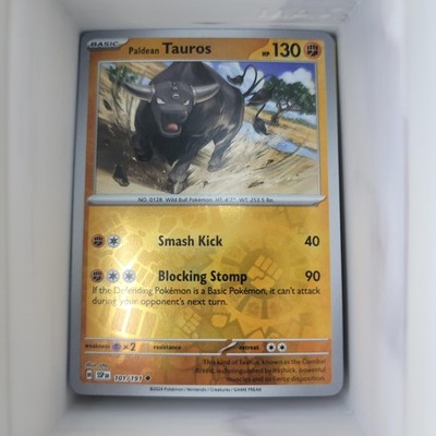 Paldean Tauros 101/191 Surging Sparks Ungraded