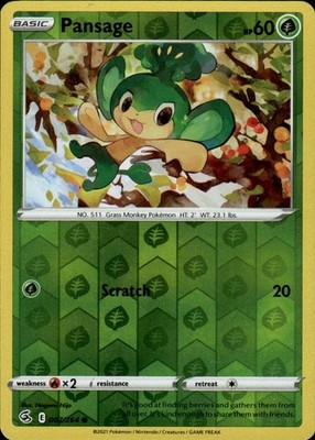 Pansage 007/264 Fusion Strike Ungraded