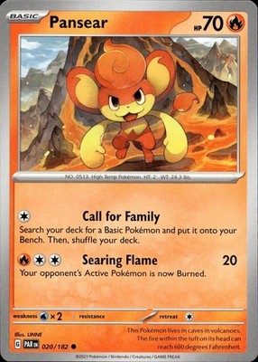 Pansear 020/182 Paradox Rift Ungraded