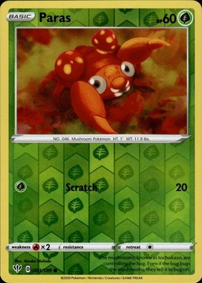 Paras 003/189 Darkness Ablaze Ungraded