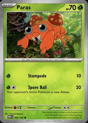 Paras 046/165 151 Ungraded