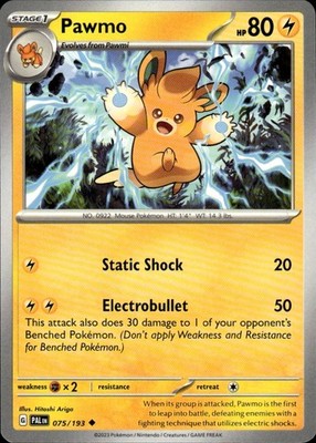 Pawmo 075/193 Paldea Evolved Ungraded