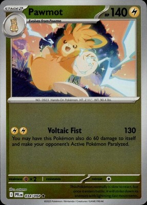 Pawmot 034/094 Phantasmal Flames Ungraded