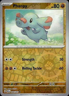 Phanpy 048/091 Paldean Fates Ungraded