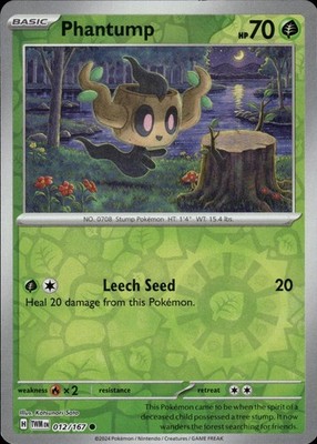 Phantump 012/167 Twilight Masquerade Ungraded