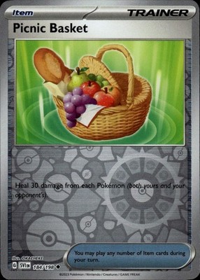 Picnic Basket 184/198 Scarlet & Violet Ungraded