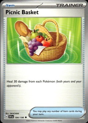 Picnic Basket 184/198 Scarlet & Violet Ungraded