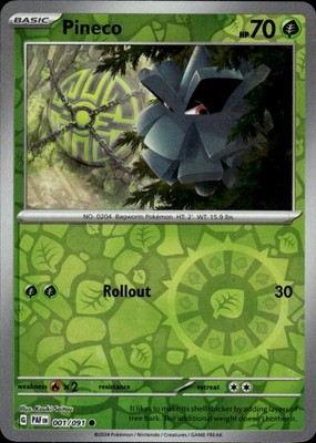 Pineco 001/091 Paldean Fates Ungraded