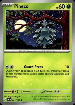 Pineco 001/198 Scarlet & Violet Ungraded