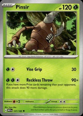 Pinsir 127/165 151 Ungraded